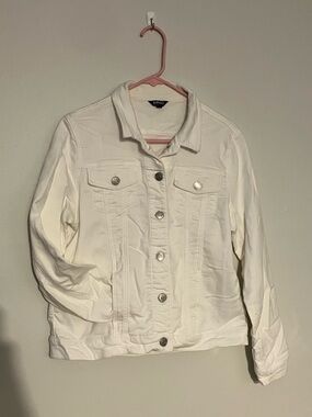 Buffalo David Bitton White Denim Jacket
